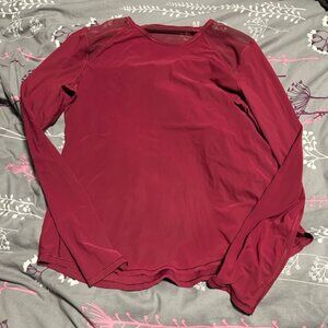 Lululemon long sleeve top size 6